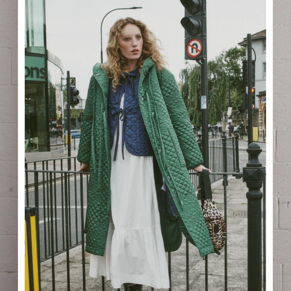 Damson Madder Sadie Quilted Coat